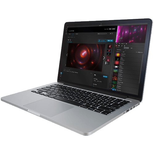 Synesthesia on a laptop